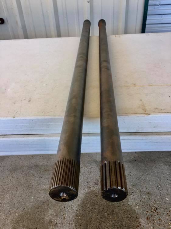 300M UPGRADED REAR AXLE SHAFTS KIT WESTERN CANADIAN ROCKWELL INC