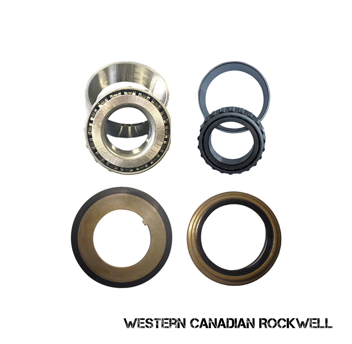 HUB BEARING AND SEAL KITS, 5 TON WESTERN CANADIAN ROCKWELL INC