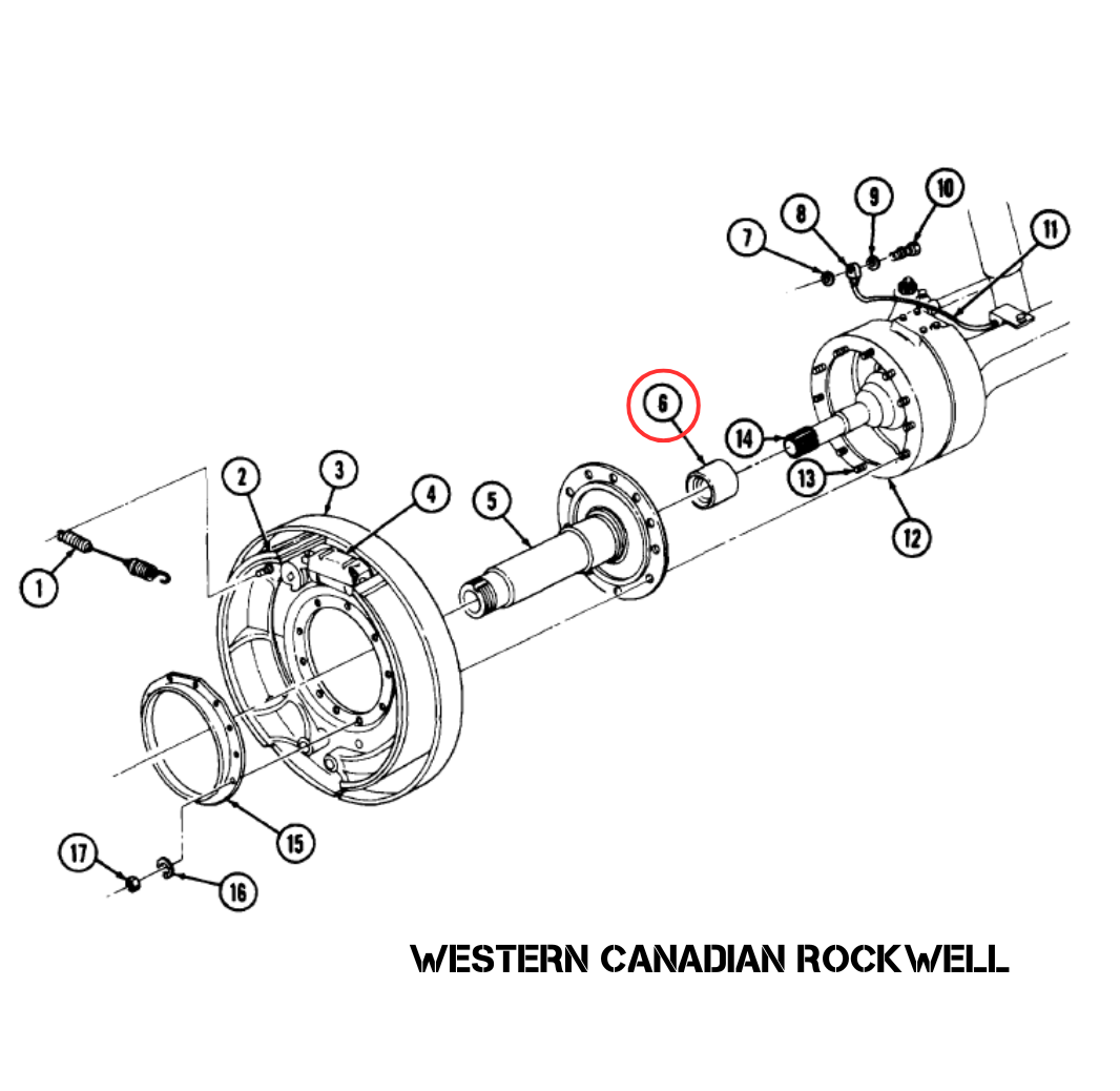 SPINDLE BUSHING, 5 TON