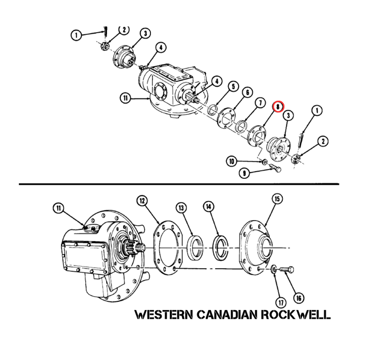 5 TON SMALL BEARING RETAINER