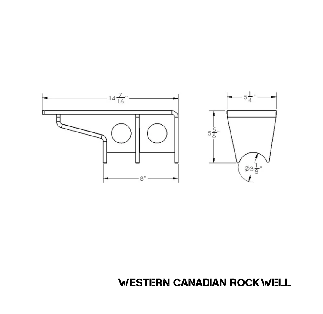 KINGPIN 60 STANDALONE DOUBLE ENDED RAM MOUNT