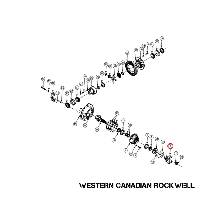 PINION YOKE, STOCK MERITOR