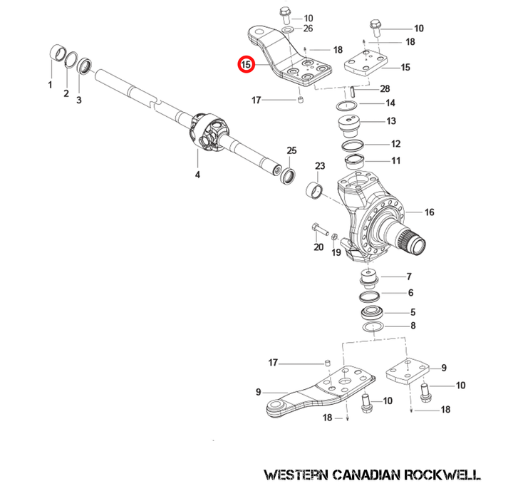 STOCK STEER ARMS, UPPER AXLETECH