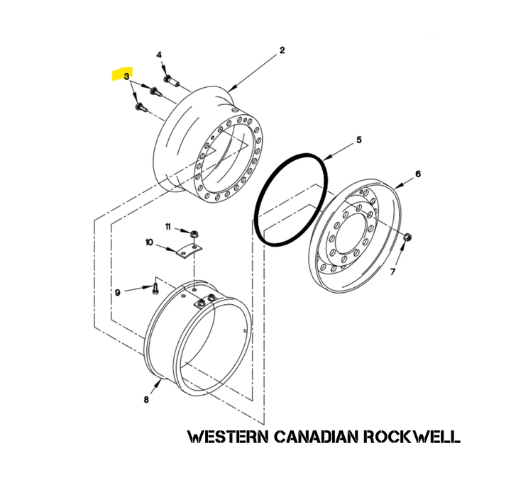 WHEEL STUD, LMTV