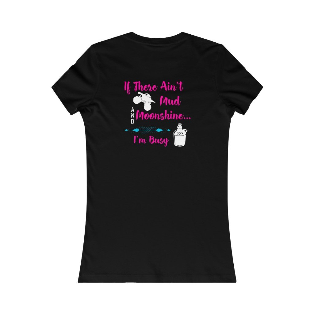 MUD AND MOONSHINE, LADIES T-SHIRT