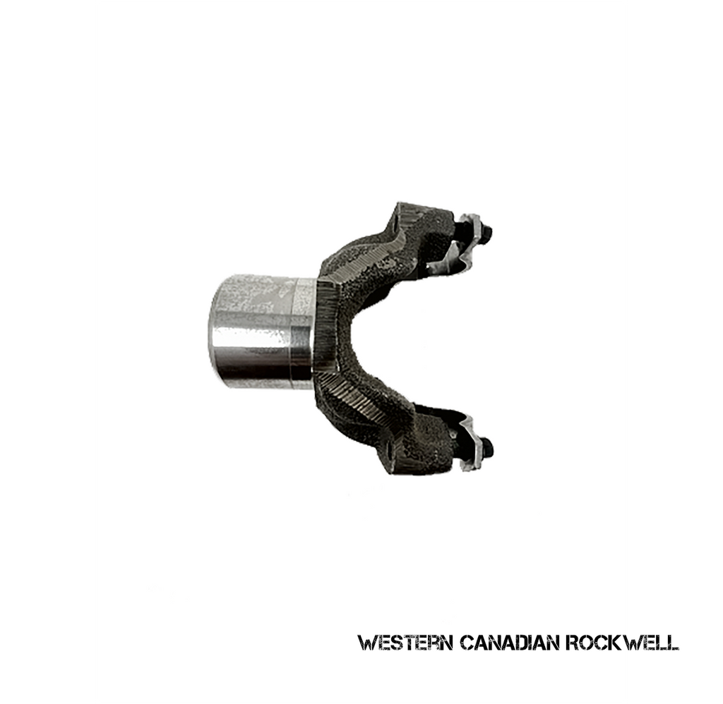 1410 OUTPUT YOKE WITH STRAP KIT/U-BOLT, NP 205 – WESTERN CANADIAN
