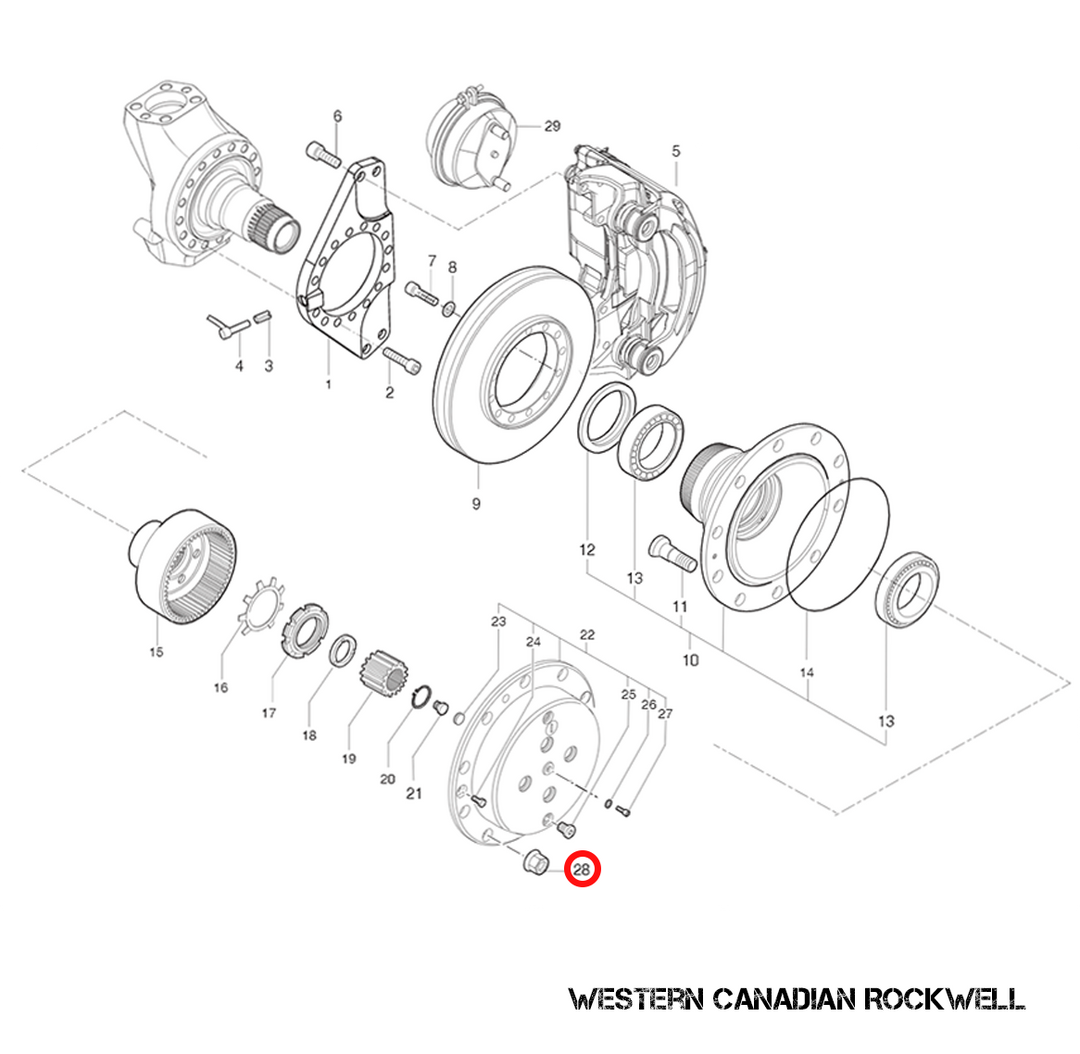 LUG NUT, AXLETECH